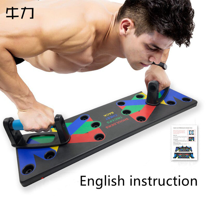 Push-Up Training System Bracket Foldable Multi-Function Push-Up Board Abdominal Muscle Fitness Exercise Tools