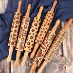 Christmas Embossing Rolling Pin（Buy 2 For Free Shipping）