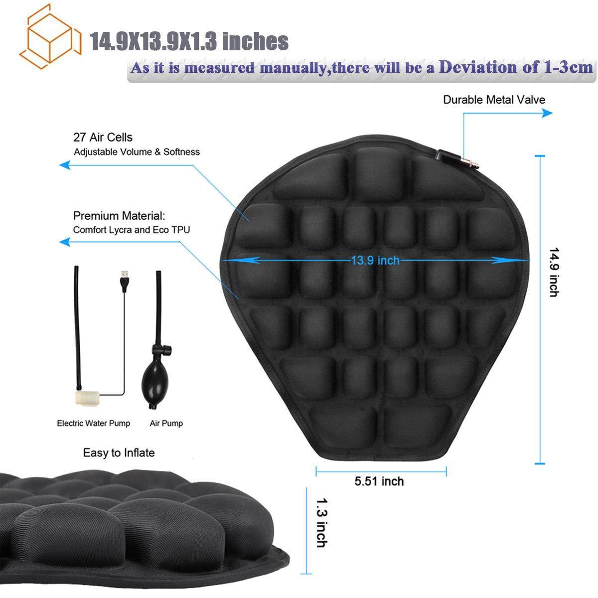 (50% OFF TODAY ONLY)Water Cooling Air Motorcycle Seat Cushion