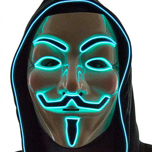 V for Vendetta, Guy Fawkes Light Mask (Buy Two For Free Shipping)