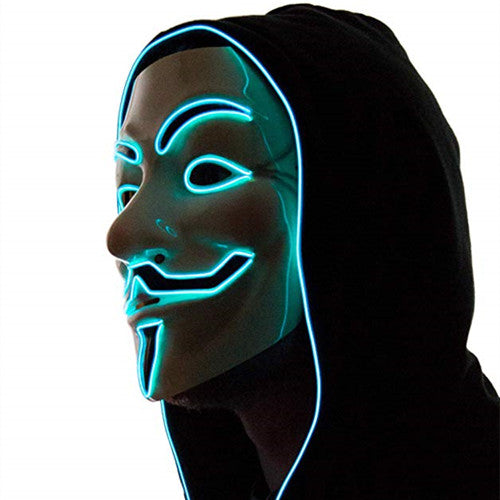 V for Vendetta, Guy Fawkes Light Mask (Buy Two For Free Shipping)