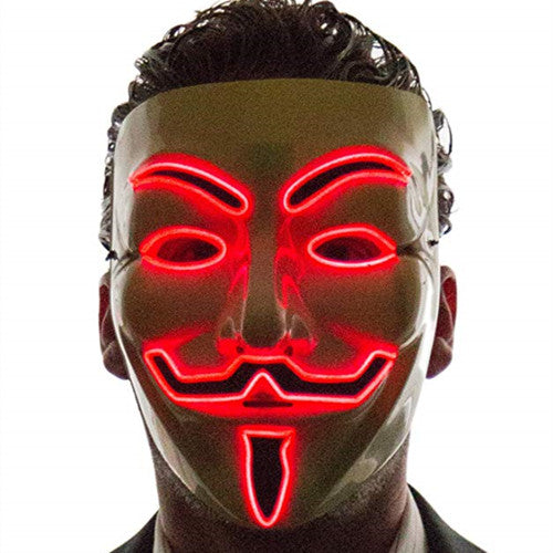 V for Vendetta, Guy Fawkes Light Mask (Buy Two For Free Shipping)