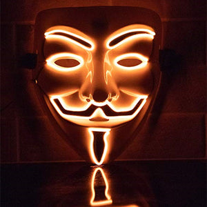 V for Vendetta, Guy Fawkes Light Mask (Buy Two For Free Shipping)