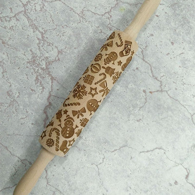 Christmas Embossing Rolling Pin（Buy 2 For Free Shipping）
