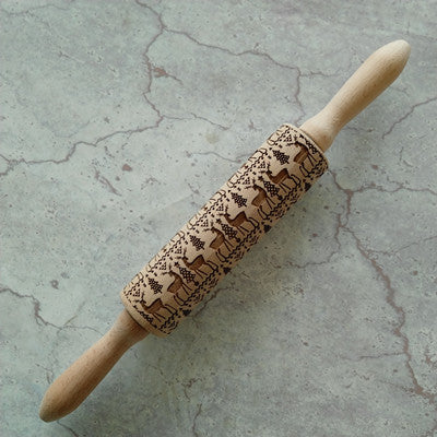 Christmas Embossing Rolling Pin（Buy 2 For Free Shipping）