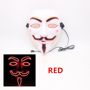 V for Vendetta, Guy Fawkes Light Mask (Buy Two For Free Shipping)