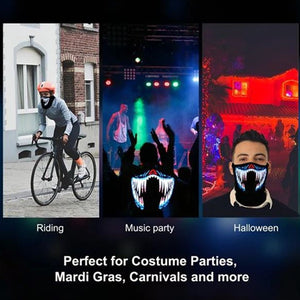 Halloween Led Music Mask(Buy 2 For Free Shiipping)