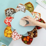 Automatic Flower Petal Snack Holder