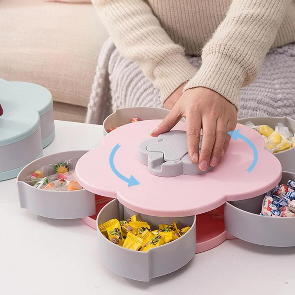 Automatic Flower Petal Snack Holder