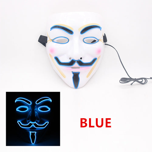 V for Vendetta, Guy Fawkes Light Mask (Buy Two For Free Shipping)