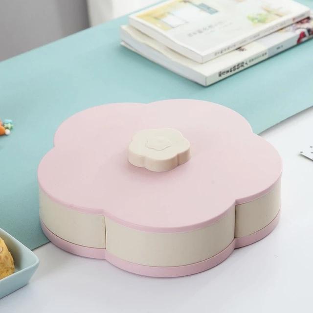 Automatic Flower Petal Snack Holder
