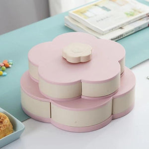 Automatic Flower Petal Snack Holder